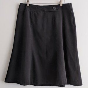 Worthington Black A Line Dress Skirt Size 16